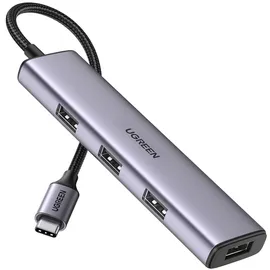 UGREEN 4 Port Usb-c Auf 4x Usb 3.2 Hub-splitter Silber