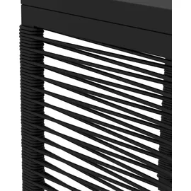 Outsunny Rattan Set 3-tlg. Schwarz