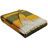 STTS International TIROL M Plaid 140 x 200 cm Gelb/Grün