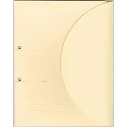 ELCO Ablagemappe Ordo collecto A4 Karton 315 g/qm Grundfarben chamois VE=10 Stück