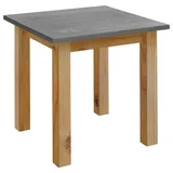 Boxxx Esstisch, Grau, Laugenfarbig, Holz, Kiefer, massiv, quadratisch, eckig, 78x78x78 cm, in verschiedenen Größen erhältlich, Esszimmer, Tische, Esstische, Esstische quadratisch