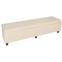 berlinlodge Sitzbank Lars Creme 180 x 45 x 45 cm