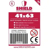 happyshops Shield Sleeves 1018517 - Shield 6, 100 Super Premium Kartenhüllen für Kartengröße 41 x 63 mm, Spielkarten-Schutzhüllen