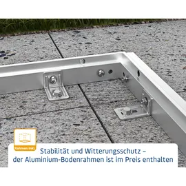 Hörmann Gerätehaus Elegant-P 2,38 x 2,38 m Schilfgrün