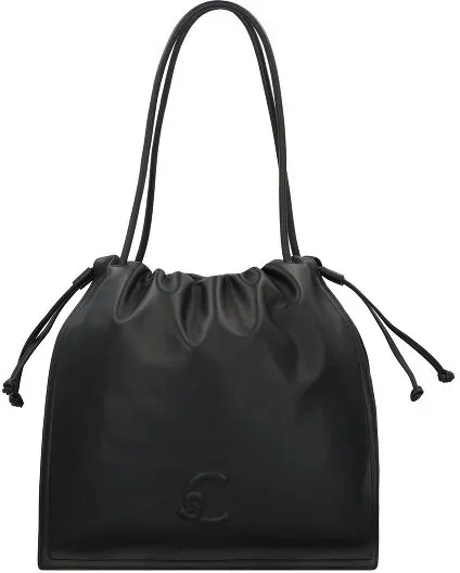 Coccinelle Dulse Schultertasche Leder 37 cm  schwarz