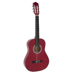 DIMAVERY Akustikgitarre AC-303 Klassikgitarre 3/4, verschiedene Farben erhältlich rot