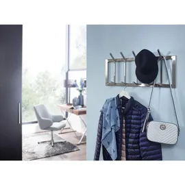 KADIMA DESIGN Wandgarderobe Kadima 65 x 30 x 10 cm Silber