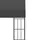 vidaXL Wand-Pavillon 3x3 m Anthrazit Stoff