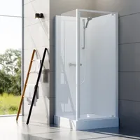 BADSANITAER Element - Komplettdusche 90x90 cm
