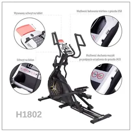 HMS H1802 Crosstrainer Schwarz
