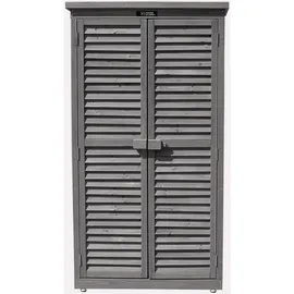 Habitat et Jardin Gartenschrank 46 x 160 x 87 cm Grau