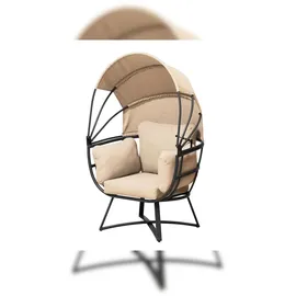 Garden Pleasure Relaxsessel DELOS 75 x 149 x 97 cm Beige