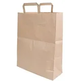 NATUREStar NATURE Star Papiertragetasche 260 x 170 x 250 Stück NATUREStar Tragetasche aus Papier, braun,