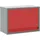vidaXL Werkzeugschrank Wandmontage Gasfeder-Tür Rot 50x25x35 cm,