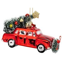 SIKORA Auto mit Weihnachtsbaum besondere Weihnachtskugel