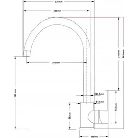 OEM Doppelspüle links Einbau Edelstahl 780 x 430 mm Handbetätigung