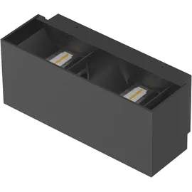 EVN Lichttechnik Außenwandleuchte Aluminium 9,8 cm IP44 18 W anthrazit