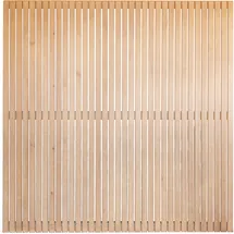 Andrewex Sichtschutzzaun-Element Quadra 180 cm x 180 cm Natur Lackiert