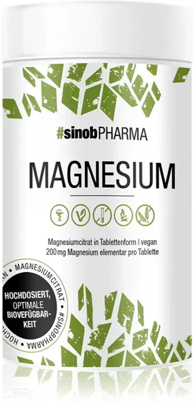 BlackLine Magnesium Tabletten für die effektive Magnesiumergänzung 120 TABL