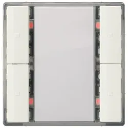 Siemens 5WG12212DB12 Taster 1-fach ohne Status-LED, titanweiß, i-system
