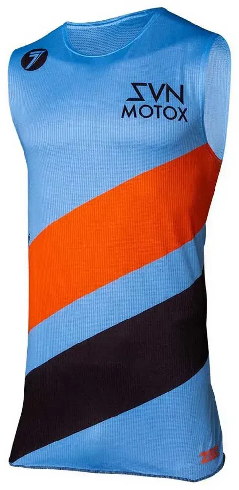 Seven Zero Delta Over ärmelloses T-shirt - Blue - L
