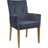 Armlehnstuhl HOME AFFAIRE "Diamond", bunt (eiche, terra 96, eiche natur), B:60cm H:94,5cm T:60cm, Polyester, Stühle, Armlehnstuhl