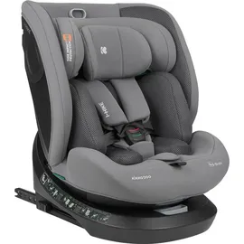 KIKKABOO i-Size Kindersitz i-Hike (40-150 cm) Isofix, 360° drehbar, verstellbar grau/hellgrau - Grau