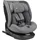 KIKKABOO i-Size Kindersitz i-Hike (40-150 cm) Isofix, 360° drehbar, verstellbar grau/hellgrau - Grau