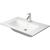 Duravit ME by Starck mit Überlauf, mit Hahnlochbank, 830 x 490 mm, 1 Hahnloch weiß