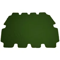 Spetebo Universal Ersatzdach für Hollywoodschaukel - grün - PVC