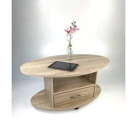 Möbel SD Schömig 24/7 Wohnzimmertisch Sonoma Eiche hell Sägerau