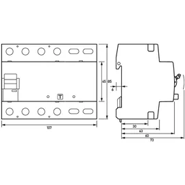 Doepke FI-Schutzschalter DFS6 040-4/0,03-A NU