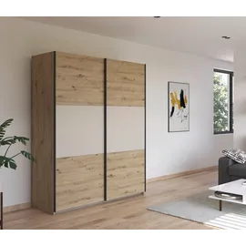 Rauch Schwebetürenschrank Neo 175 x 210 x 59 cm Eiche Artisan-Beige