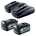 Energie Set 2x BP 18 Li 5 0 Ladegerät