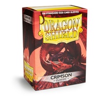 Dragon Shield Classic Standard Size Sleeves 100Pk - Crimson