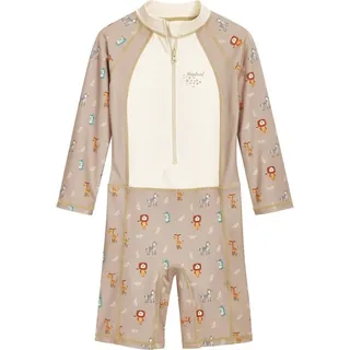 Playshoes Jungen Schwimmanzug Sonnenanzug, Wildtiere Langarm, 74/80 - 74-80