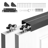 Vevor Bypass-Schiebetürbeschlag-Set 1829 mm Schwarz