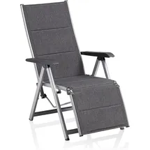 Kettler Relaxsessel Basic Plus padded 61 x 65 x 109 cm silber/anthrazit