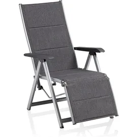 Kettler Relaxsessel Basic Plus padded 61 x 65 x 109 cm silber/anthrazit