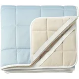 IKEA KEJSAROLVON Matratzenschoner beige/blau 180x200 cm