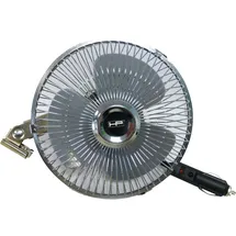 HP Autozubehör Metall Ventilator 12 cm Standventilator Silber