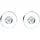 Elli DIAMONDS Ohrstecker Kreis Diamant Weiß 925 Sterling Silber onesize