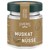 Fuchs Gewürze - Muskatnüsse ganz | Zum frischen Reiben | 2 Stk./10 g