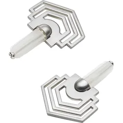 Gardinenstangen-Endstück LIEDECO "Endstück, Endknopf Pluto für 12 mm Stangen" Gr. 1, silber (edelstahlfarben), H:4,3cm L:6cm, Gardinenstangenendstücke, Endstück, Endknopf