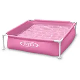 Intex Mini Frame Pool 122 x 122 x 30 cm rosa
