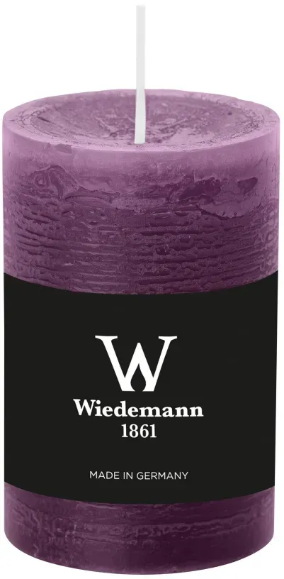 Wiedemann Kerzen Wiedemann Marble Rustik Kerzen, Stumpenkerzen,  Brombeer 90 x Ø 58 mm