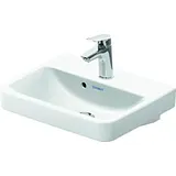 Duravit No.1 Handwaschbecken mit Hahnloch, mit Überlauf, weiß