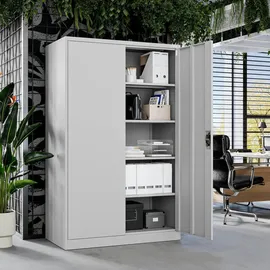 Jan Nowak JAN II Aktenschrank 115 x 60 x 185 cm Grau