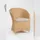 Sedex Vesuv Loomsessel 68 x 80 x 62 cm Beige mit Kissen