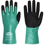 Helmut Feldtmann GmbH Chemiehandschuhe CLARINGTON Gr.10 grün/schwarz EN 407/EN 388/EN 374